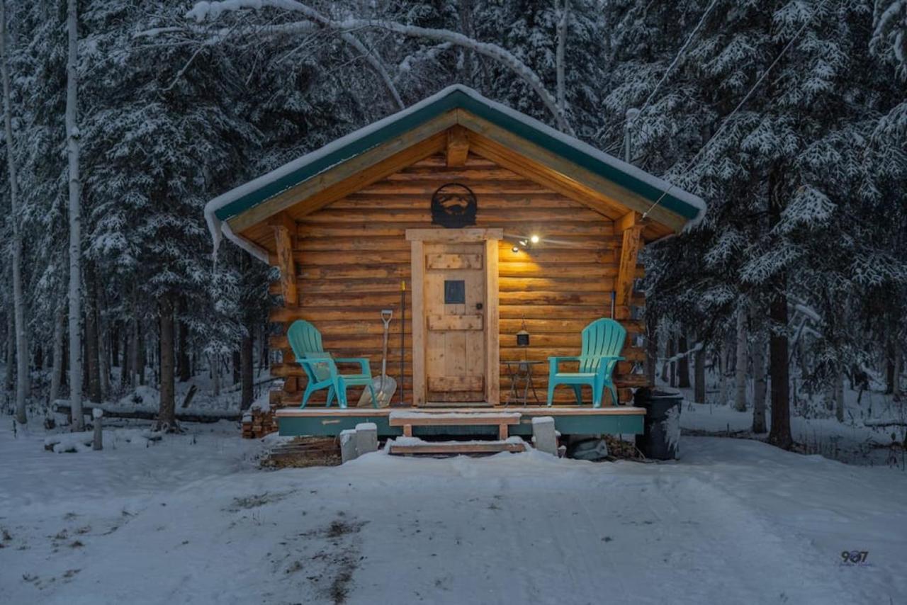 Studio Log Dry Cabin| Aurora Views! Villa Fairbanks Exterior photo